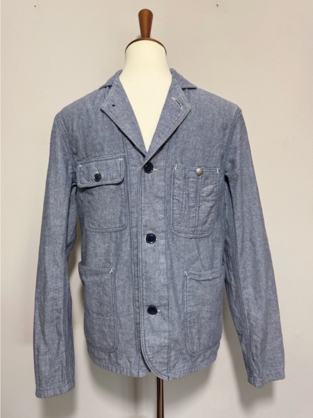 Gap Chambray Blazer chore coat